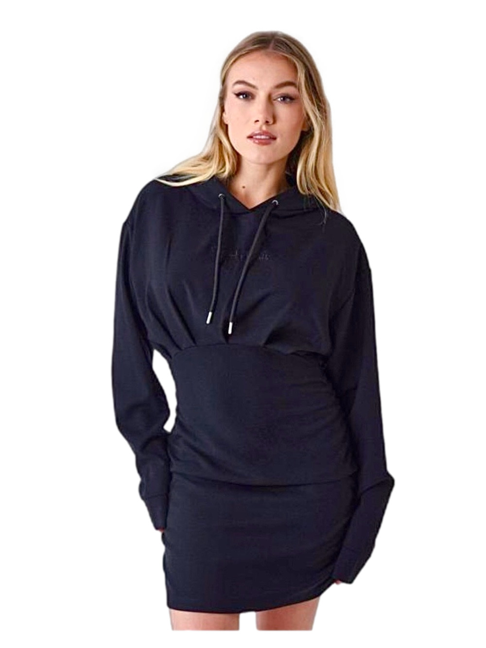 Cider black hooded sweatshirt dress, NWT